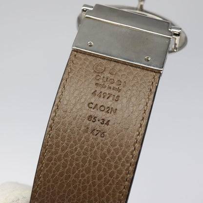Gucci 1973 Reversible Belt (Outlet) Leather, Black, Leather, Belt