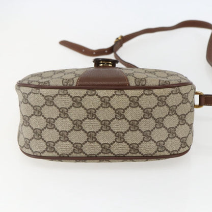 Gucci Vintage Web GG Coated Canvas, Beige, Canvas, Crossbody Bag