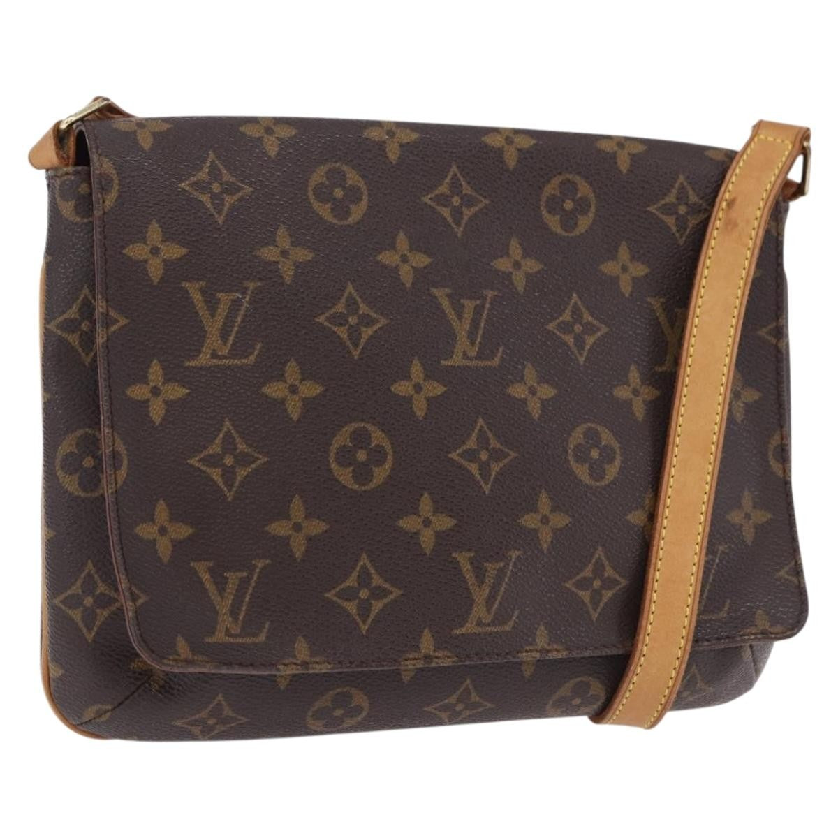 Louis Vuitton Musette Tango Monogram Canvas, Brown, Canvas, Shoulder Bag