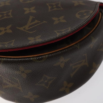 Louis Vuitton Tambourine, Brown, Canvas, shoulder