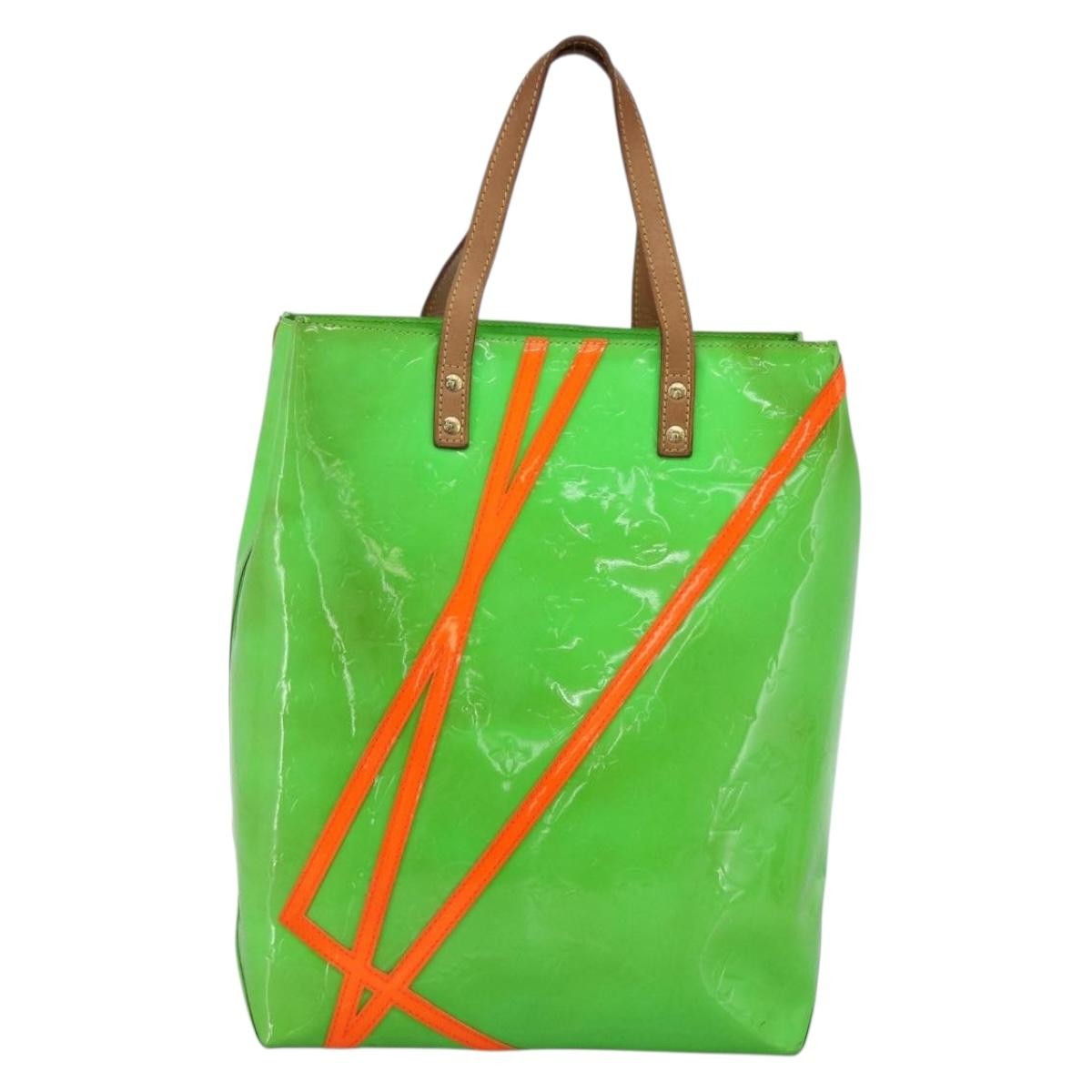 Louis Vuitton Robert Wilson Reade Vernis, Green, Patent Leather, Tote Bag