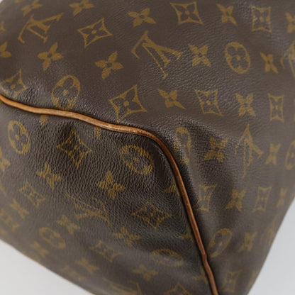 Louis Vuitton Speedy Handbag Monogram Canvas, BROWN, CANVAS, Handbag