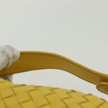Bottega Veneta Intrecciato, Yellow, Leather, handbag