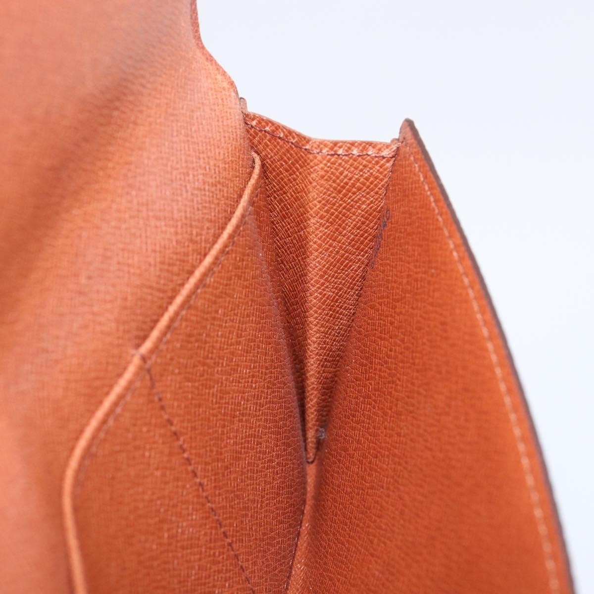 Louis Vuitton Long Macassar Monogram Canvas, Brown, Canvas, Wallet