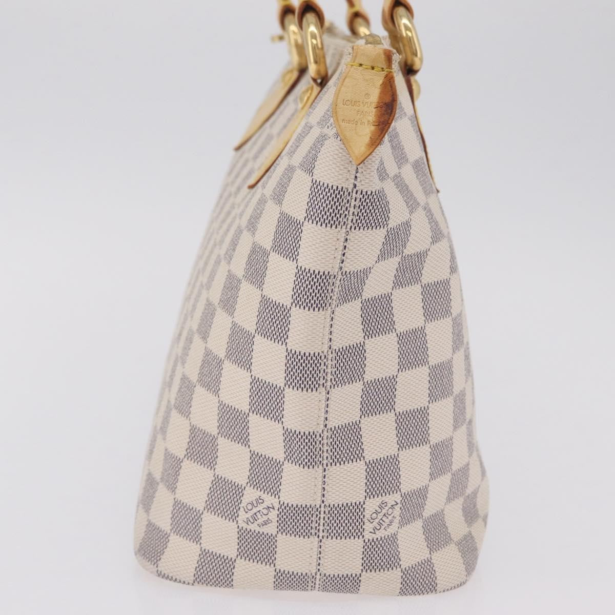 Louis Vuitton Saleya Damier, White, Canvas, Handbag
