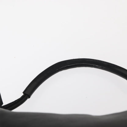 Gucci Vintage Interlocking G Flap Shoulder Bag Leather, BLACK, LEATHER, Shoulder bag