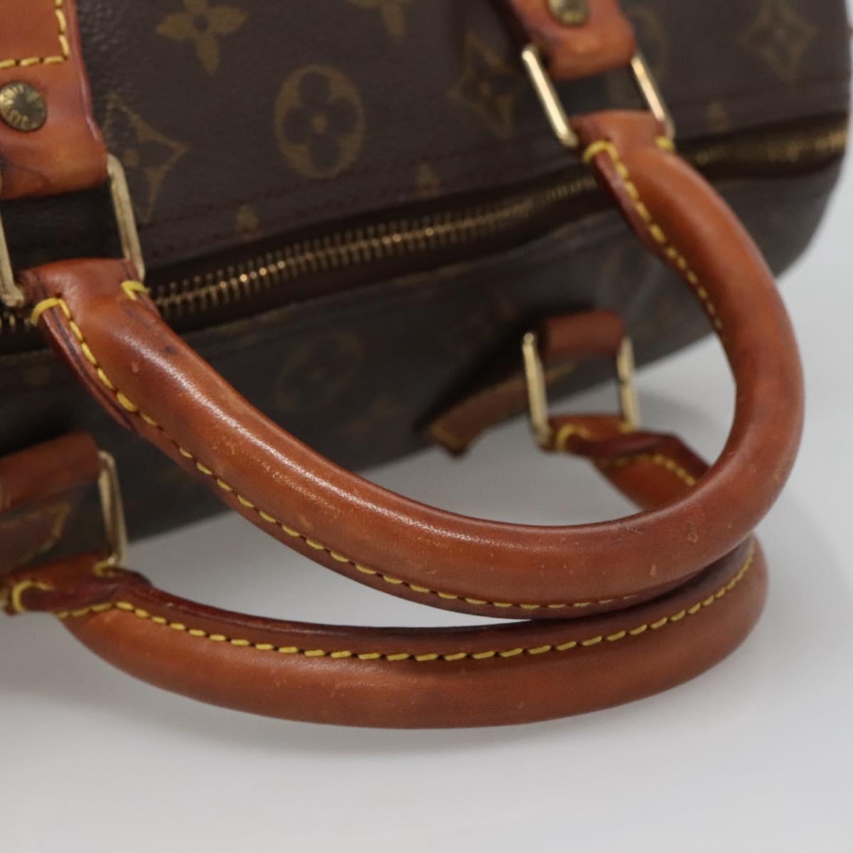 Louis Vuitton Speedy 30, Brown, Canvas, handbag