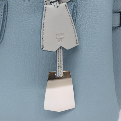 MCM Milla, Blue, Leather, handbag