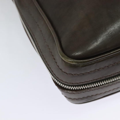 Louis Vuitton Bequia, Brown, Leather, handbag