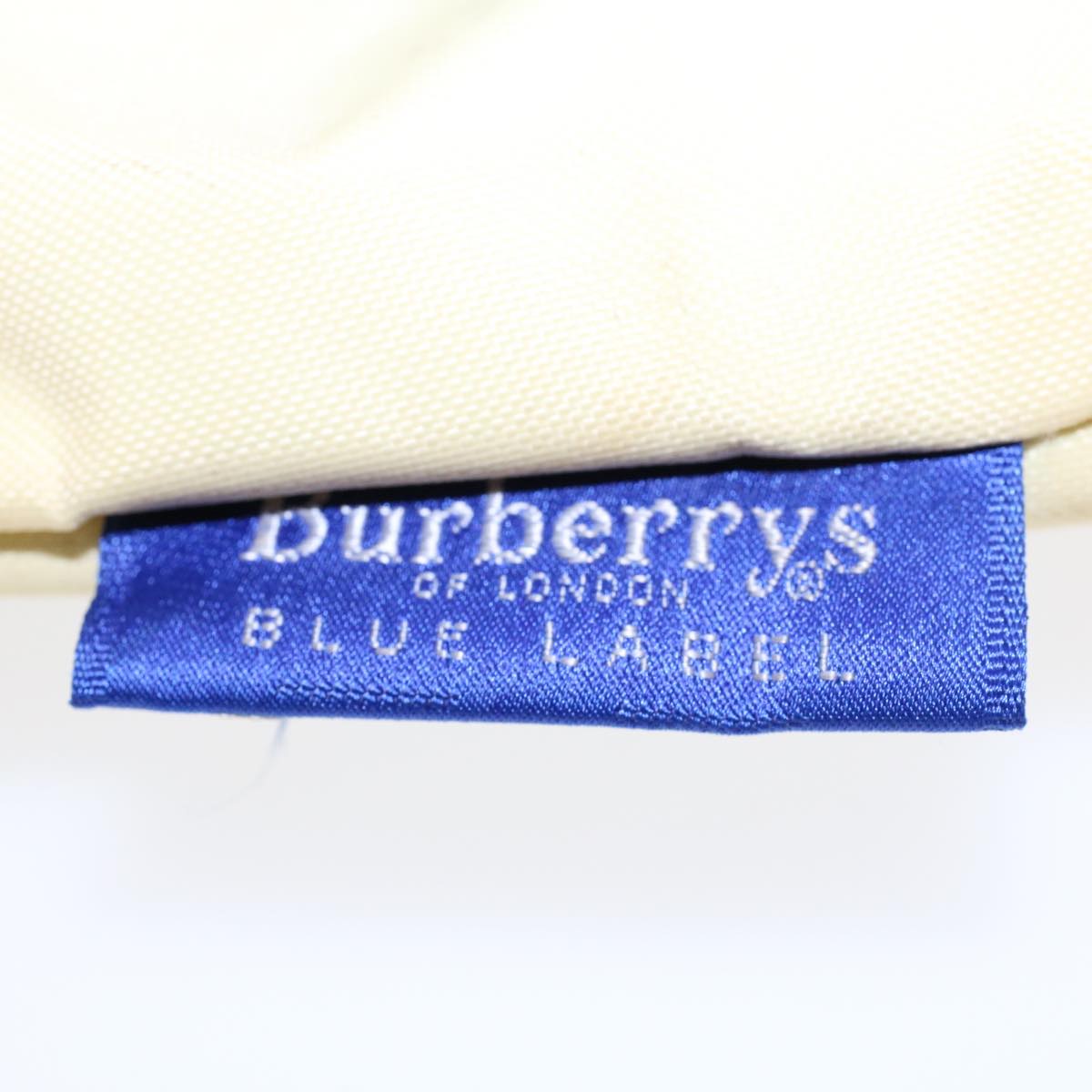 Burberry London Tote Vintage Check Canvas, YELLOW, SYNTHETIC, Handbag