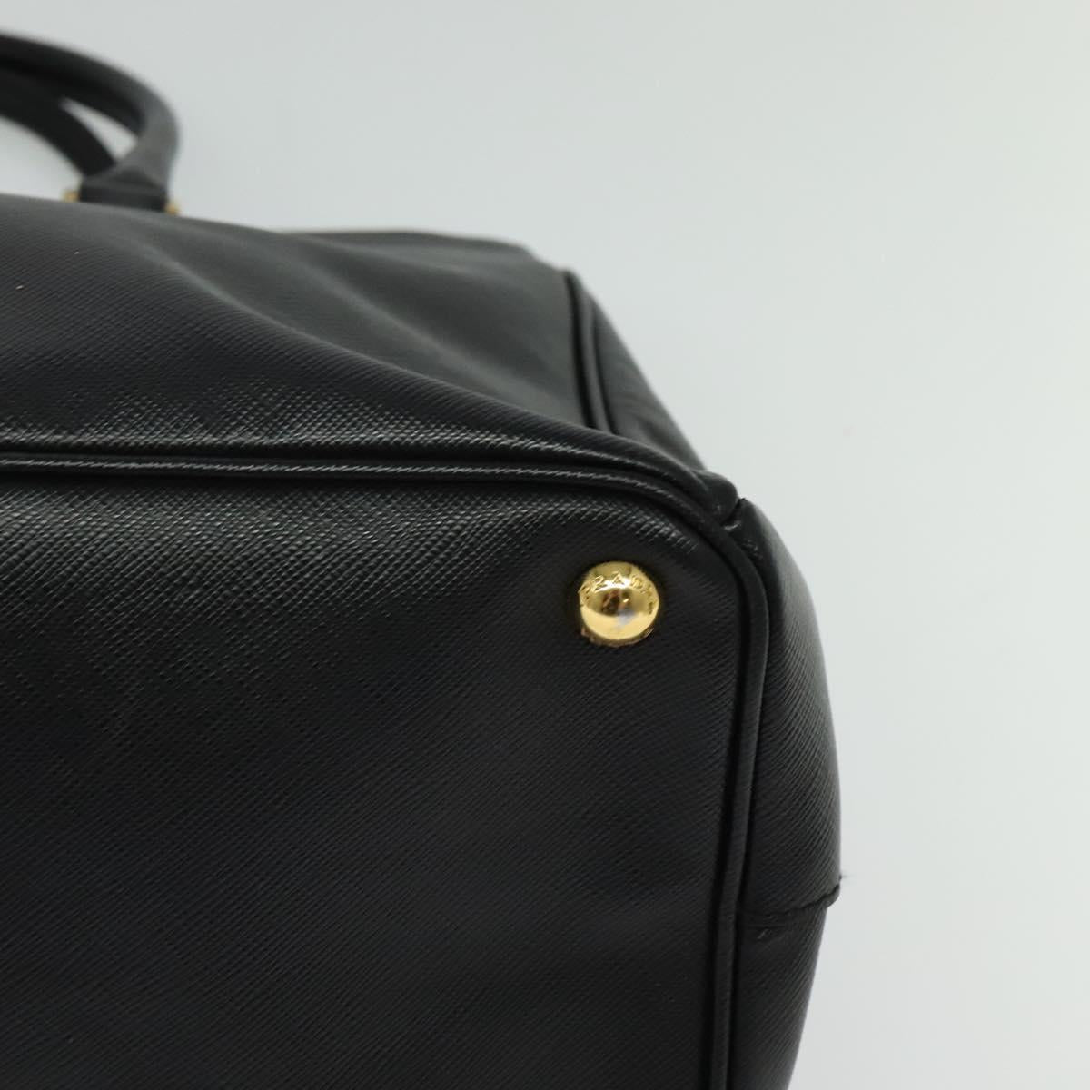 Prada Galleria, Black, Leather, handbag