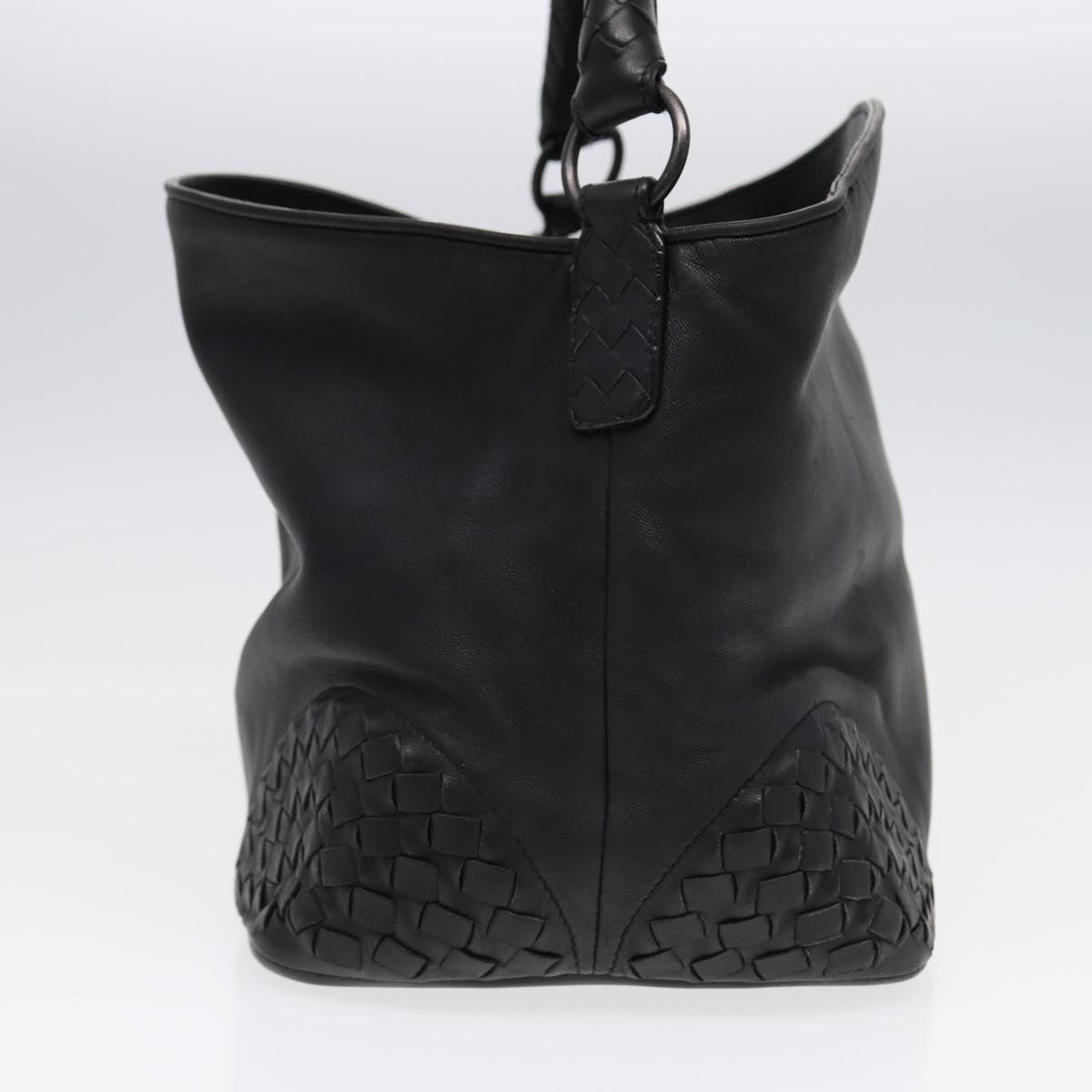 Bottega Veneta Intrecciato, Black, Leather, shoulder