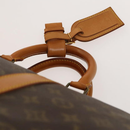 Louis Vuitton Keepall 55, Brown, Canvas, travel
