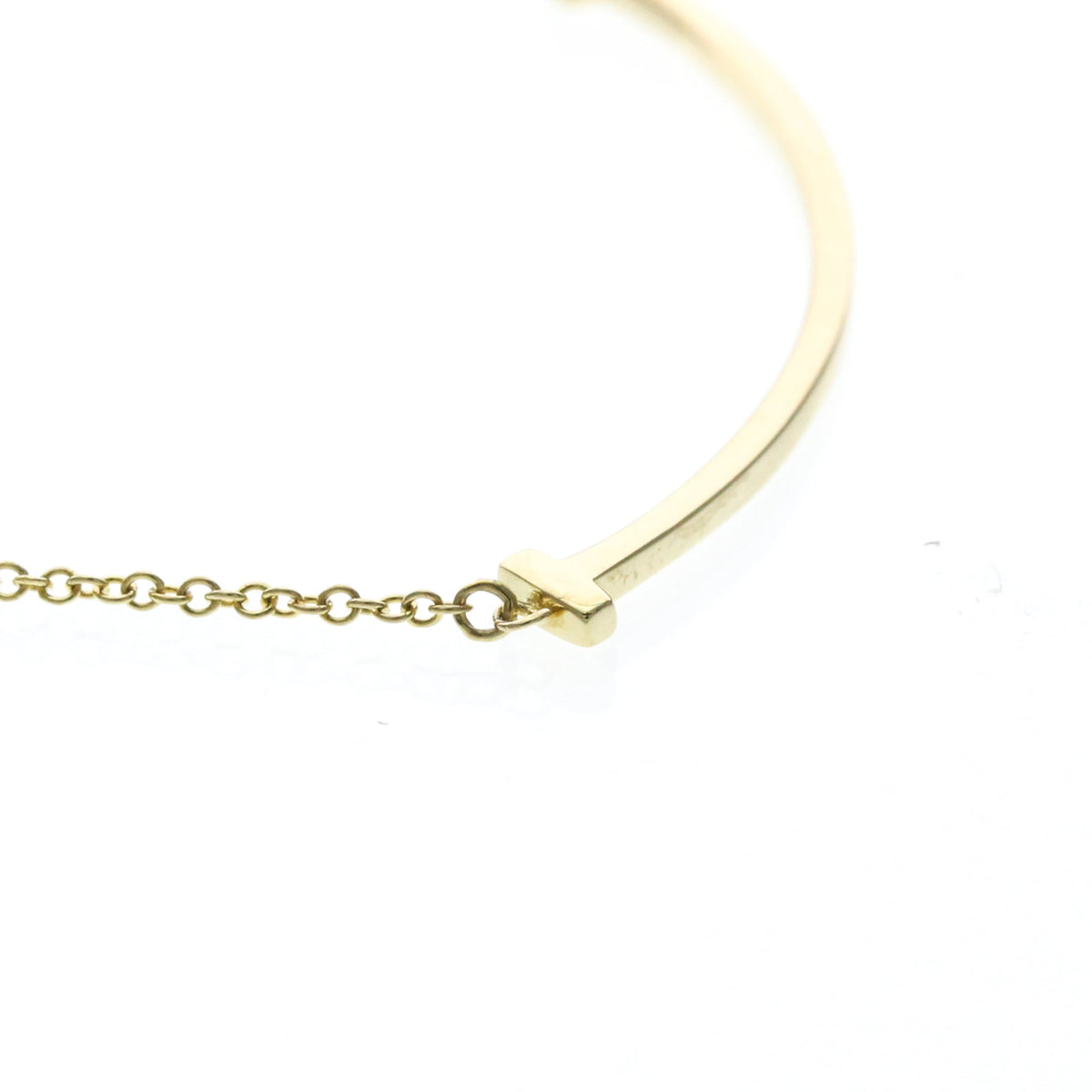 Tiffany & Co. T Smile Pendant 18K Yellow Gold, Gold, Yellow Gold, Necklace
