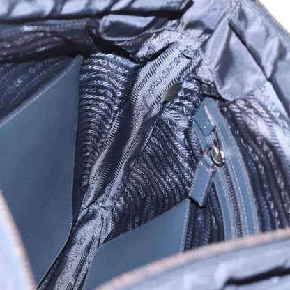 Prada Shoulder Tessuto, Navy, Nylon, Shoulder Bag