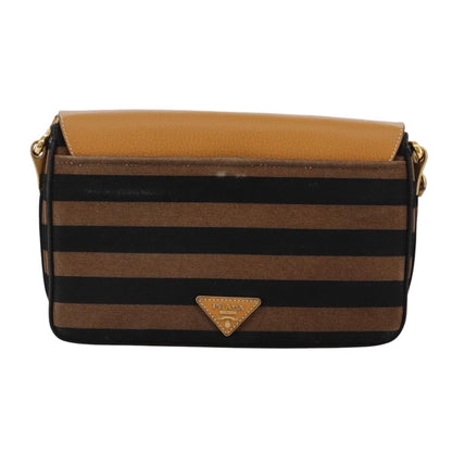 Prada Canapa, Multicolour, Canvas, shoulder
