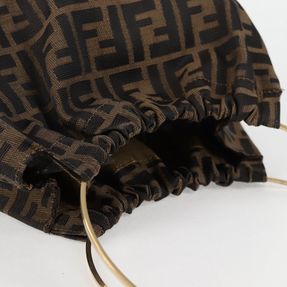 Fendi Zucca, Brown, Canvas, handbag