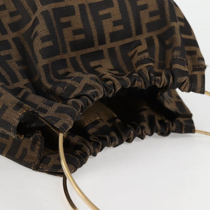 Fendi Zucca, Brown, Canvas, handbag