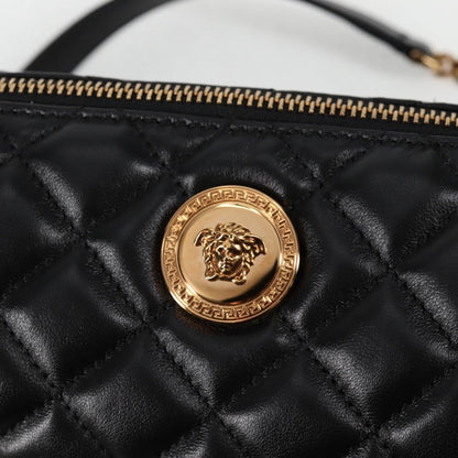 Versace Medusa, Black, Leather, shoulder