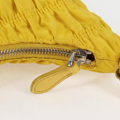 Prada Re-Nylon, Yellow, NYLON, clutch