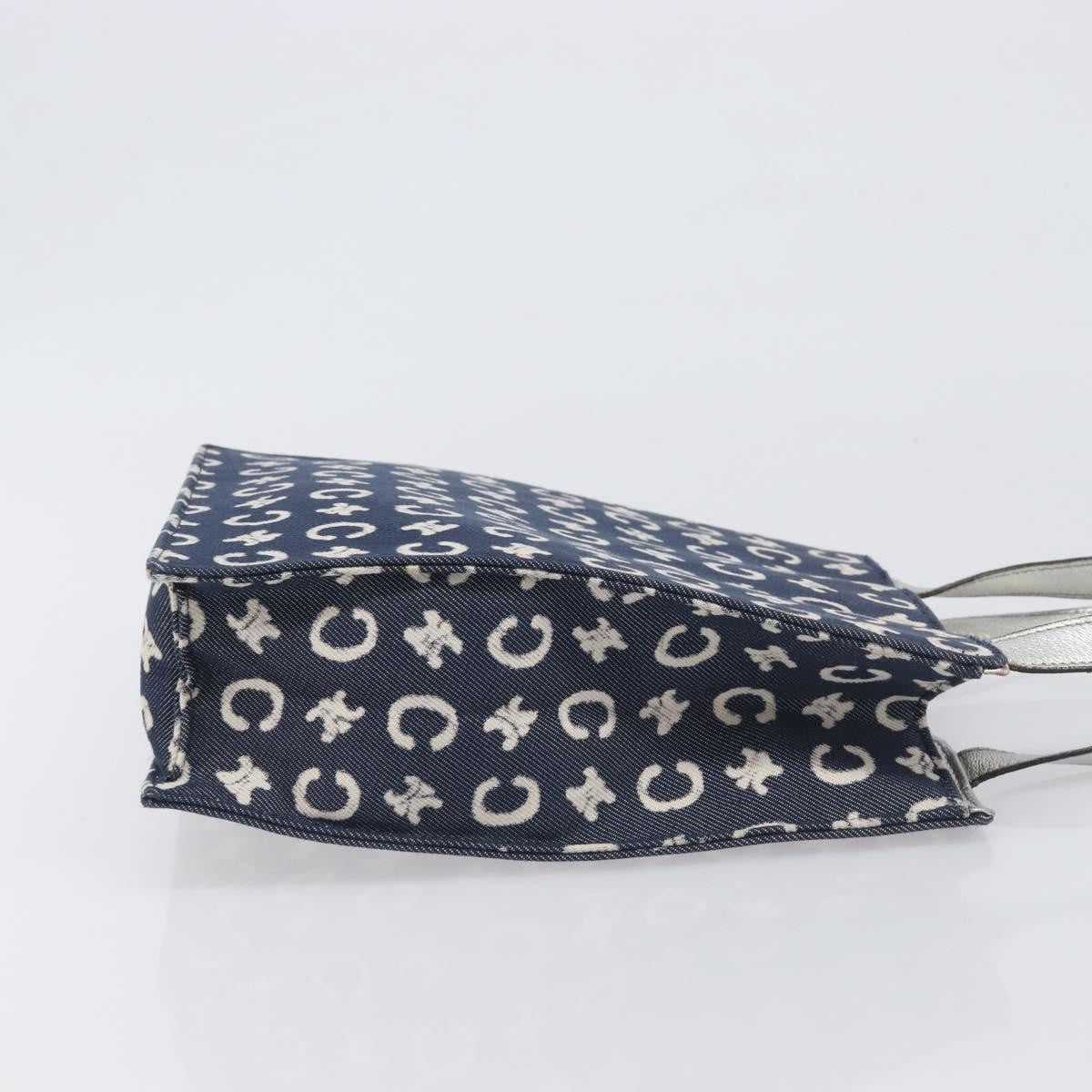 Celine C Macadam Canvas, Navy, Canvas, Handbag