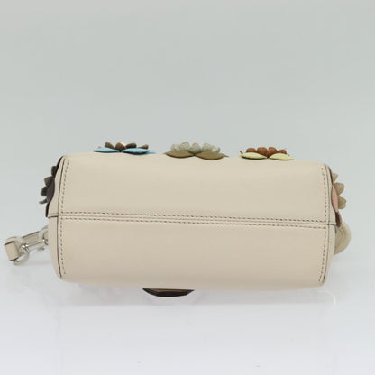 Fendi By The Way, Beige, Leather, handbag
