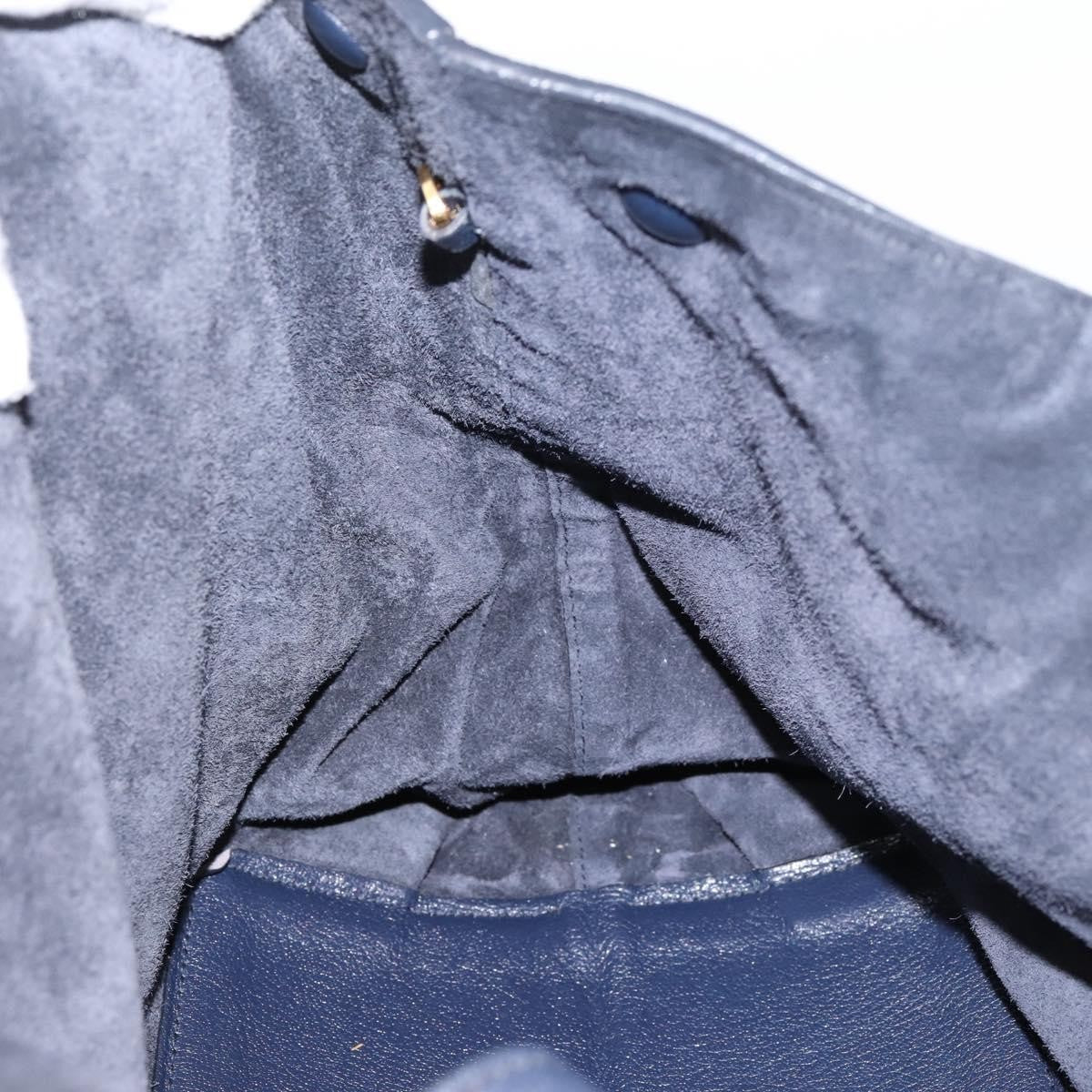 Miu Miu Madras Leather, Navy, Leather, Shoulder Bag