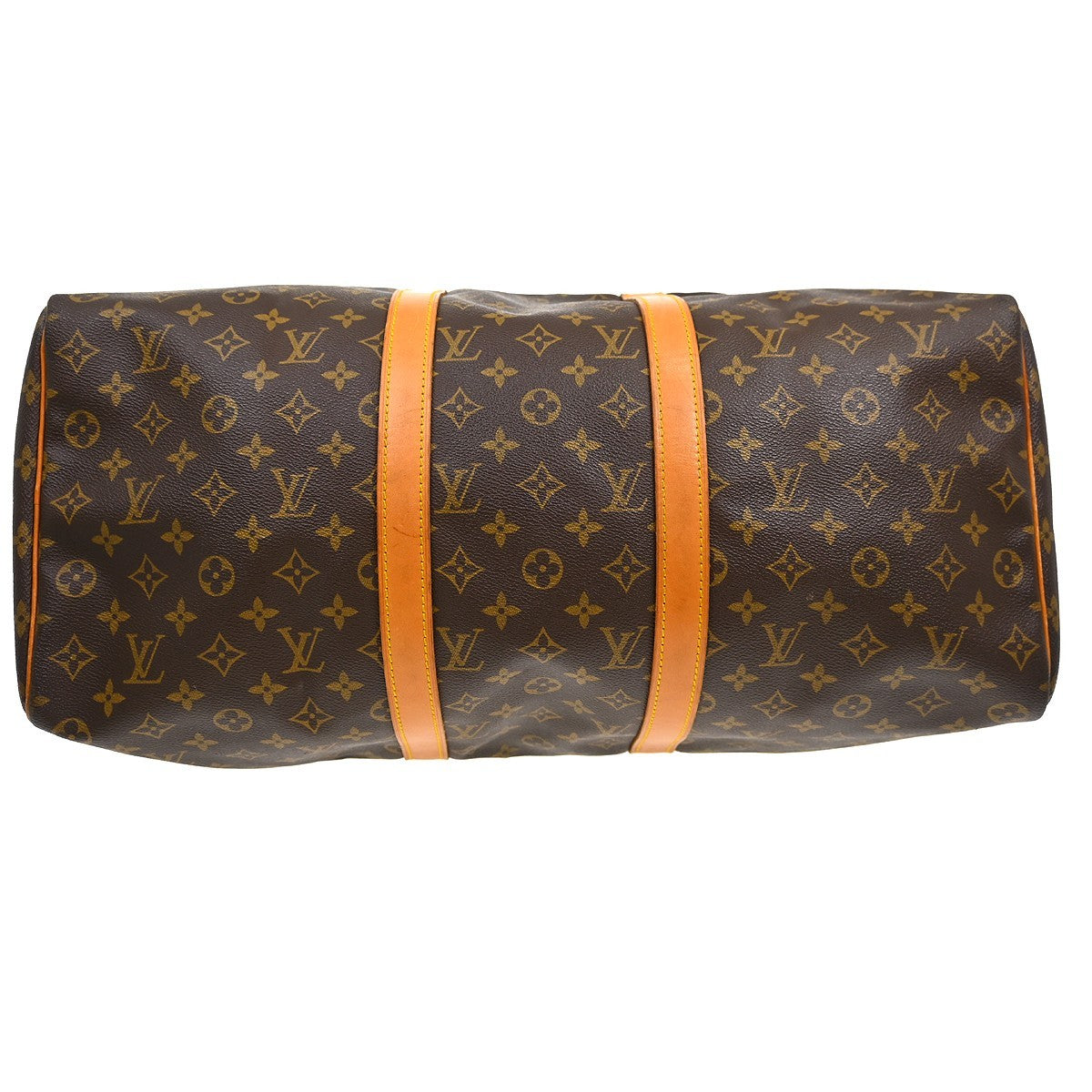 Louis Vuitton Keepall Monogram, Brown, Canvas, Travel Bag