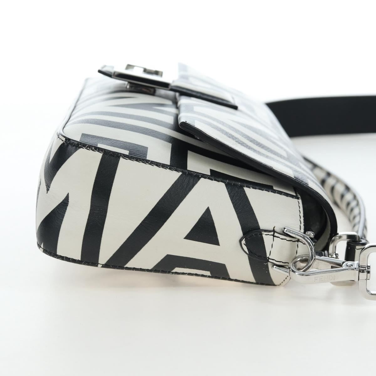 Fendi x Marc Jacobs Baguette NM Printed Leather, Black, Leather, Handbag