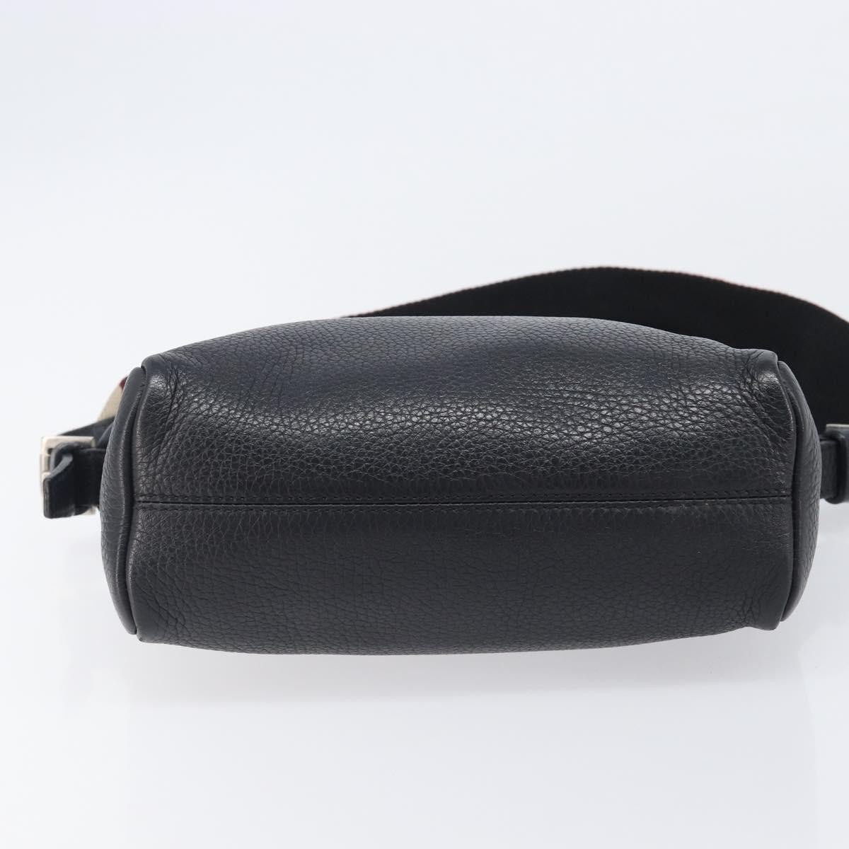 Burberry Shoulder Leather, Black, Leather, Shoulder Bag