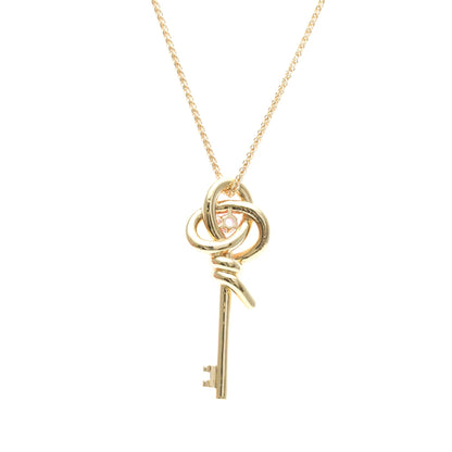 Tiffany & Co. Knot Key Pendant 18K Rose Gold, Gold, Pink Gold, Necklace