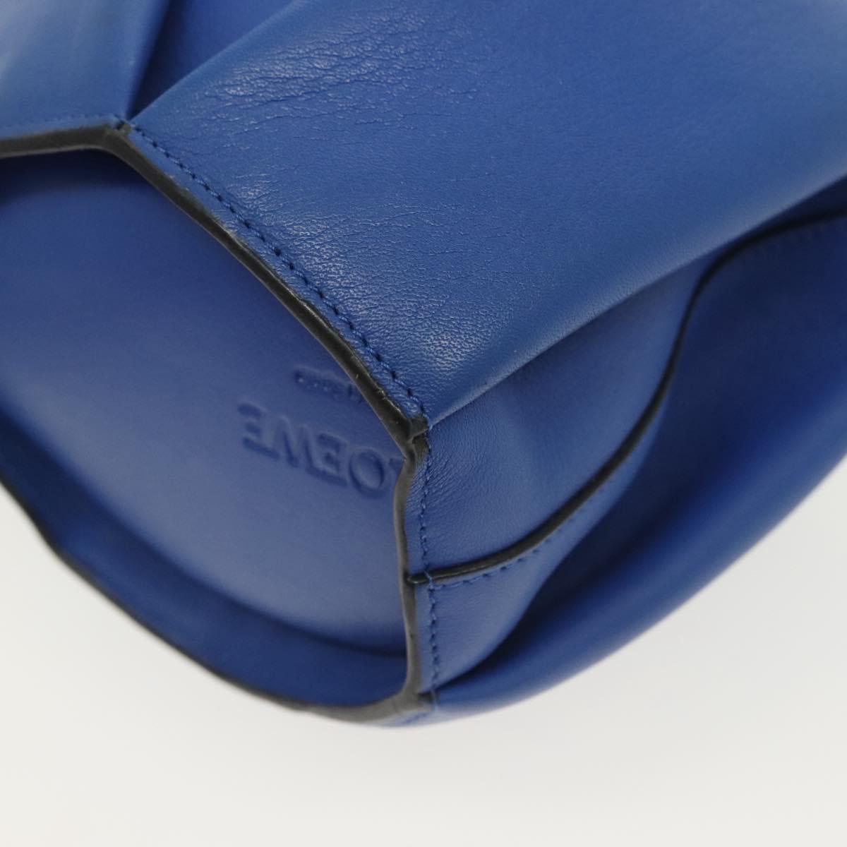 Loewe Elephant, Blue, Leather, handbag