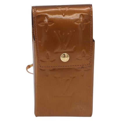 Louis Vuitton Walker Monogram Vernis, Brown, Patent Leather, Wallet
