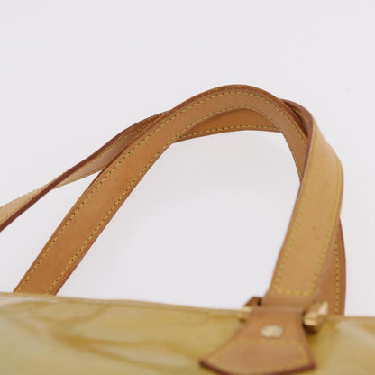 Louis Vuitton Houston Monogram Vernis, Yellow, Patent Leather, Handbag