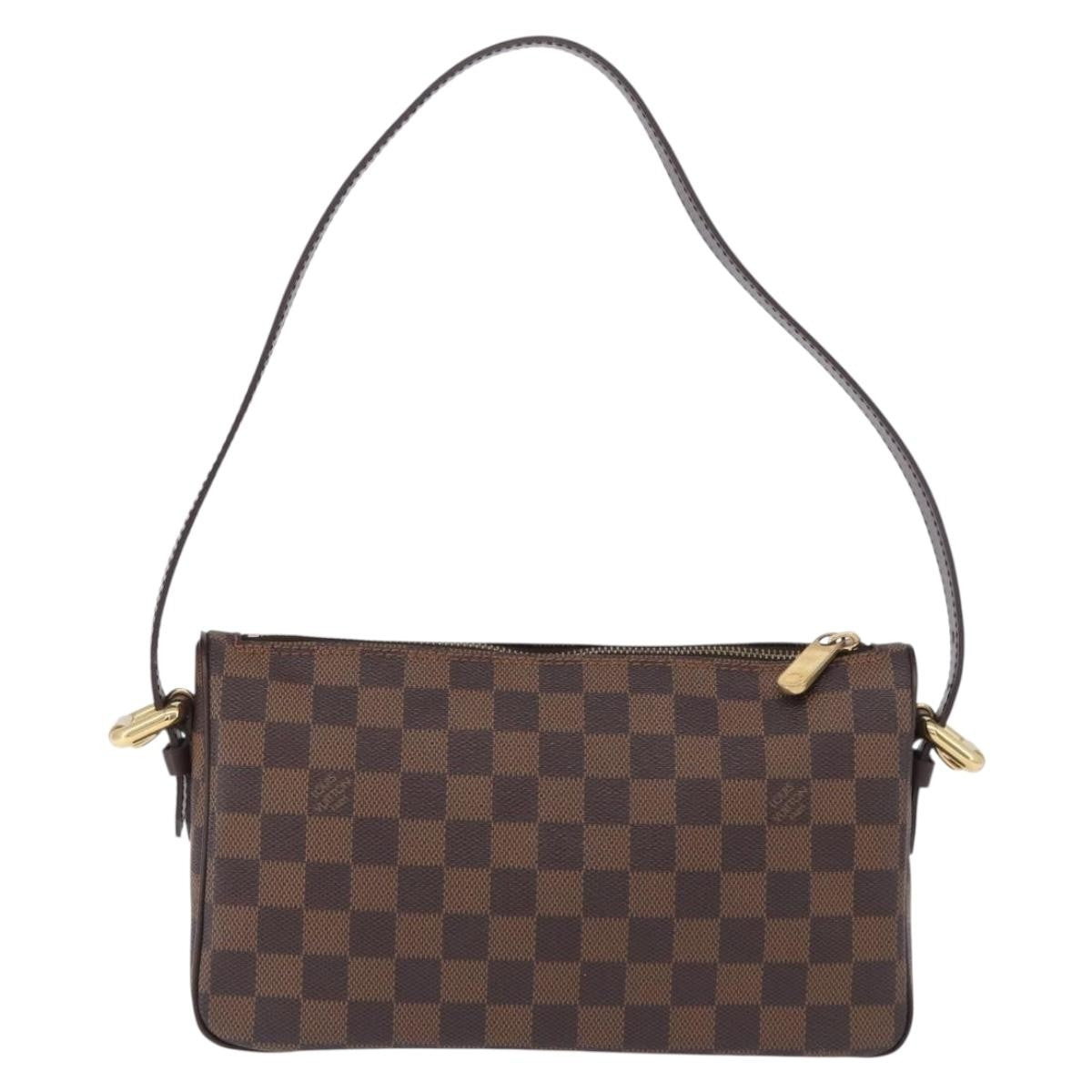 Louis Vuitton Ravello Damier Ebene, Brown, Canvas, Shoulder Bag