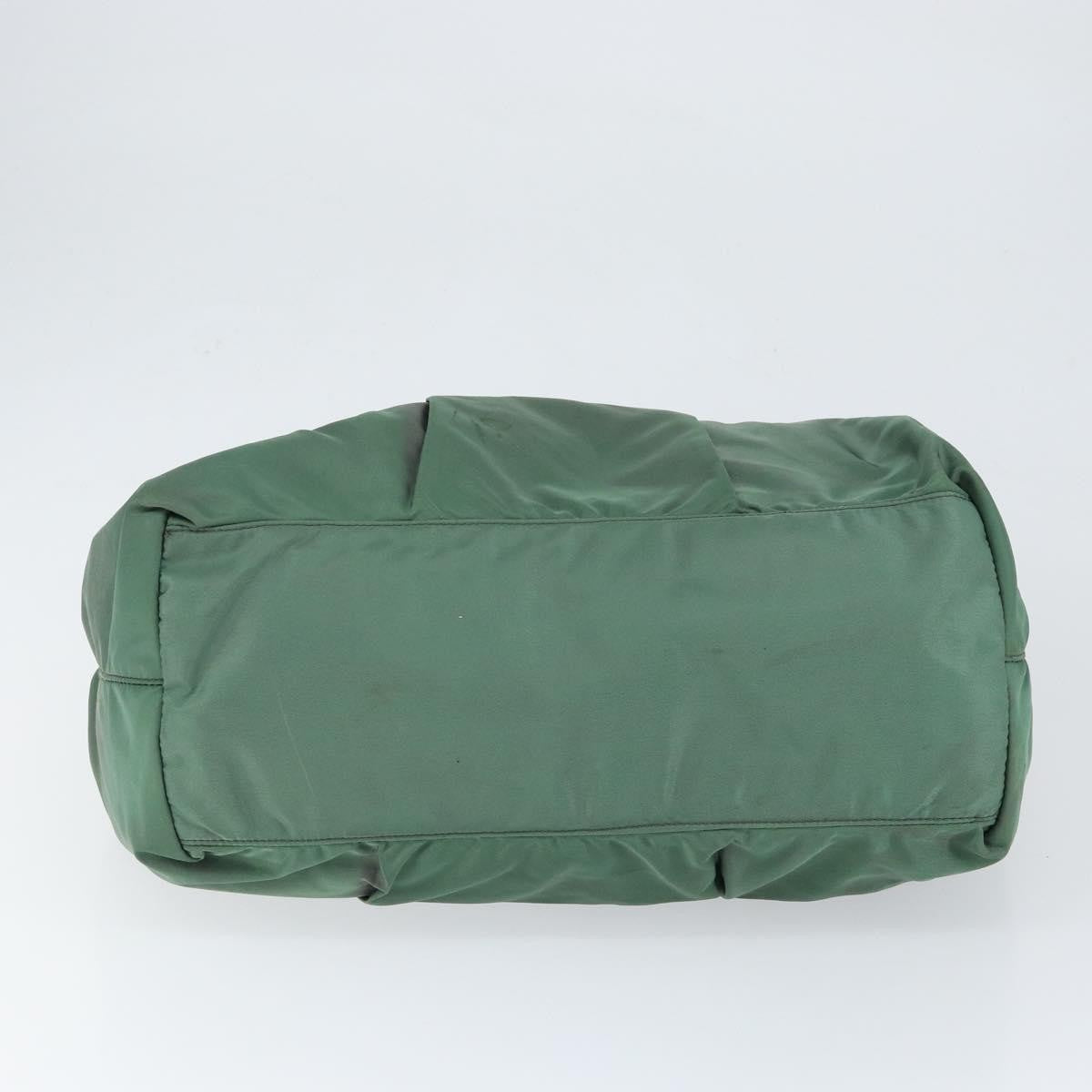 Prada Convertible Bow Tessuto, Green, Nylon, Tote Bag