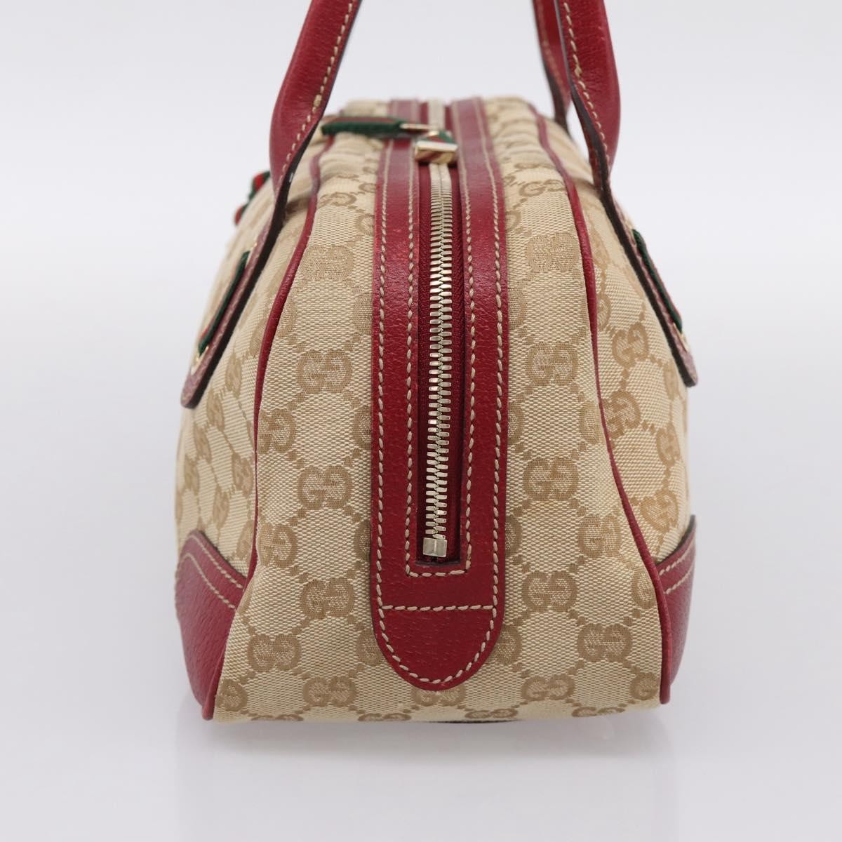 Gucci Princy Boston GG Canvas, Beige, Canvas, Handbag