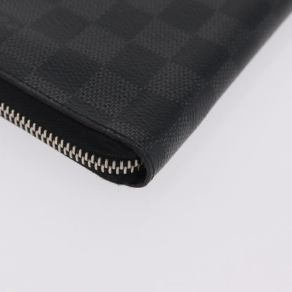 Louis Vuitton Zippy Damier Graphite, Gray, Canvas, Wallet