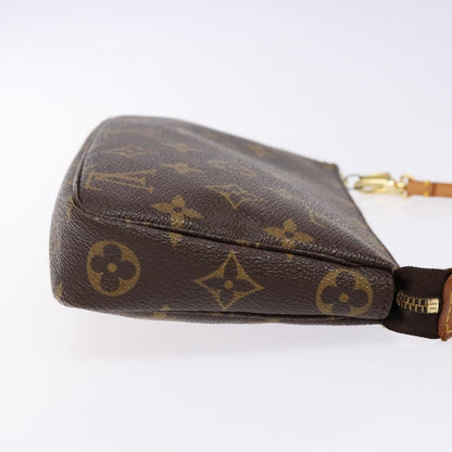 Louis Vuitton Pochette Accessoire, Brown, Canvas, clutch