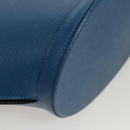 Louis Vuitton Saint Jacques Handbag Epi Leather, BLUE, LEATHER, Shoulder bag