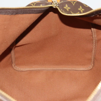 Louis Vuitton Keepall 55, Brown, Canvas, travel