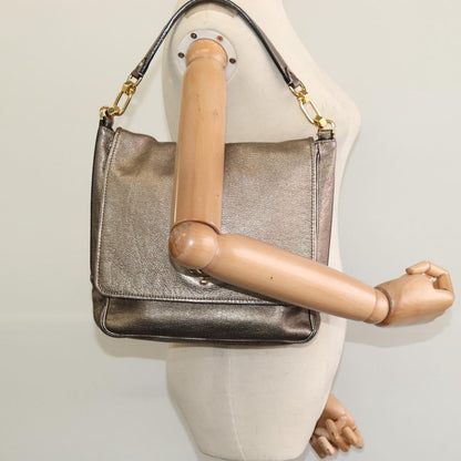 Loewe Anagram, Gold, Leather, shoulder