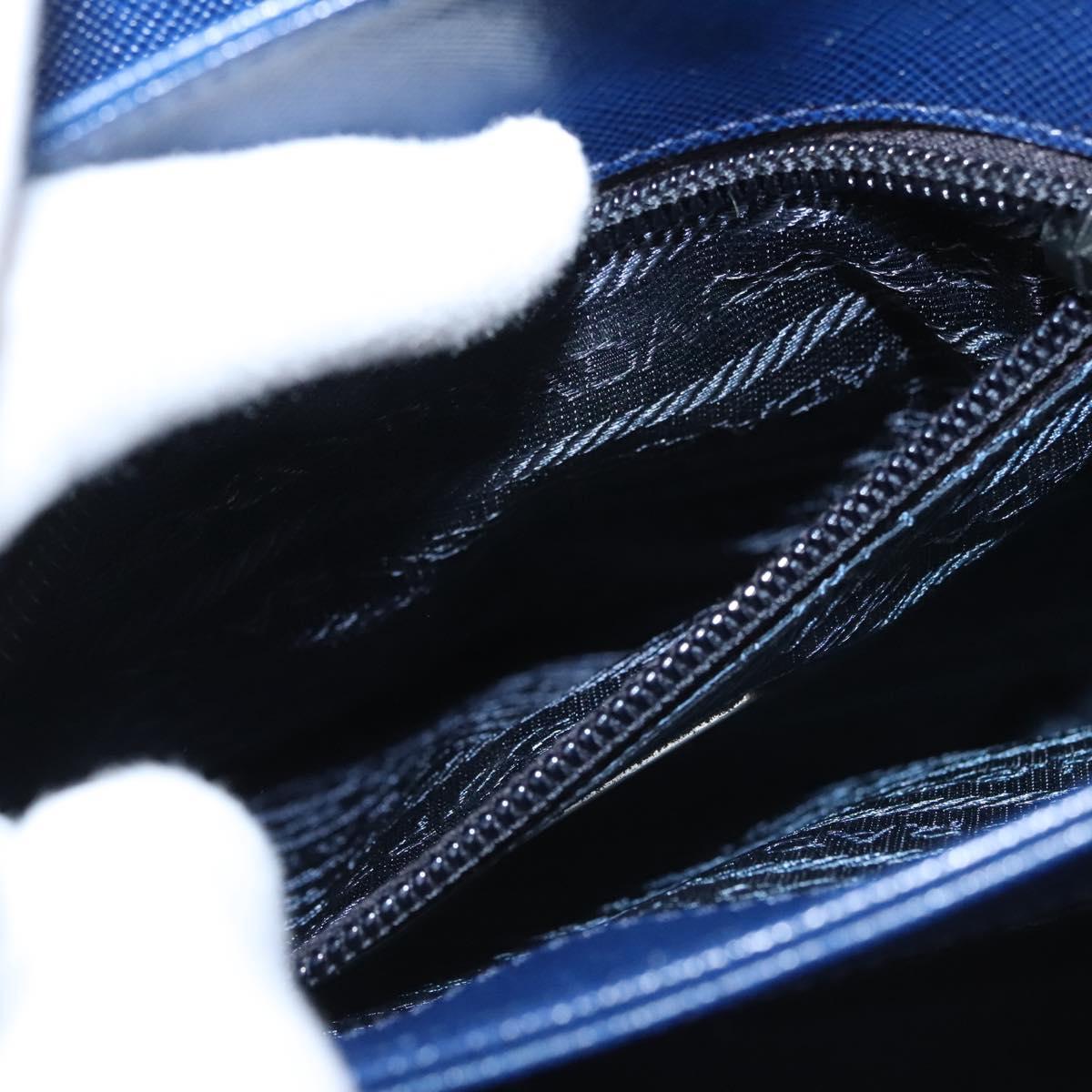 Prada Cleo, Navy, Leather, clutch
