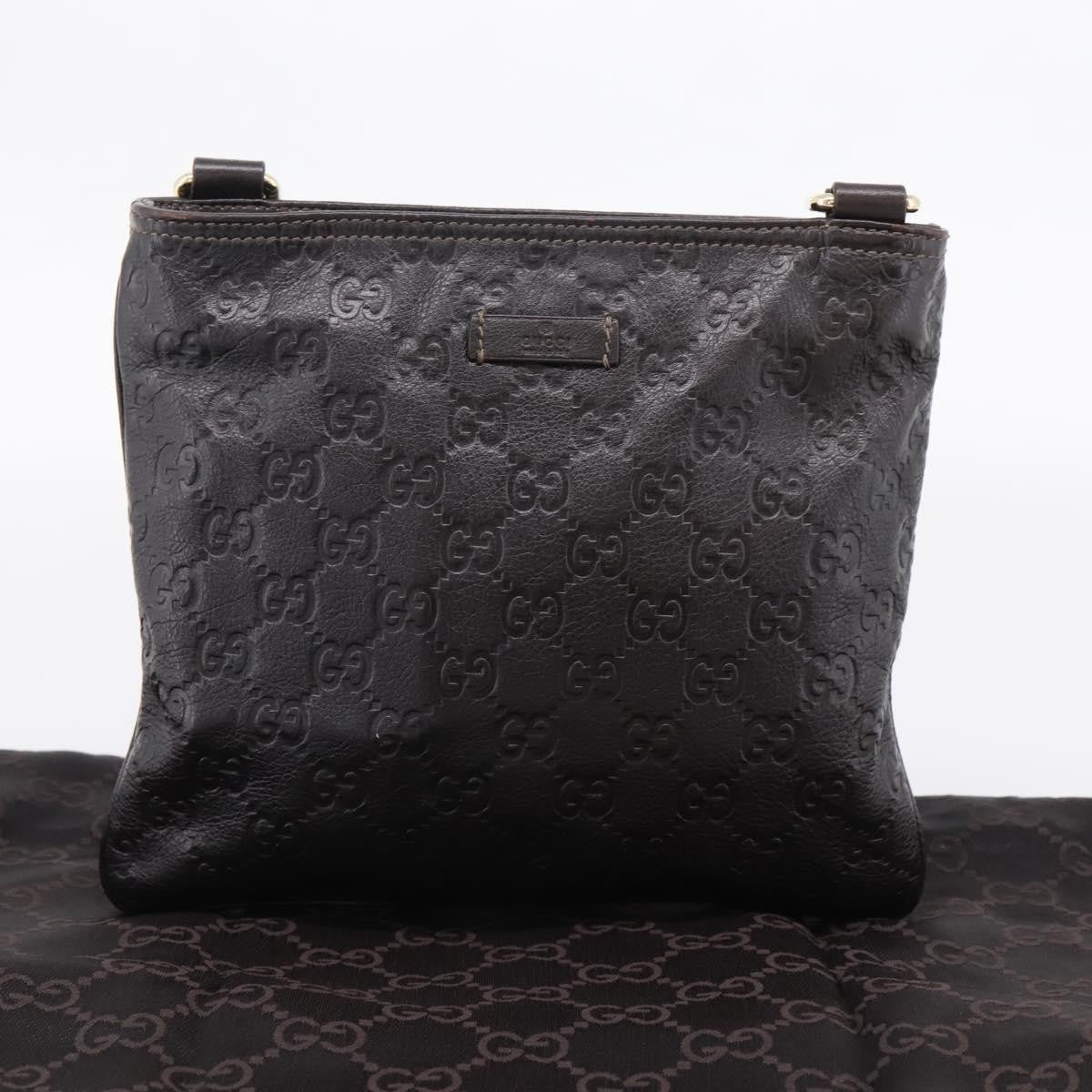 Gucci Crossbody Guccissima Leather, Brown, Leather, Crossbody Bag