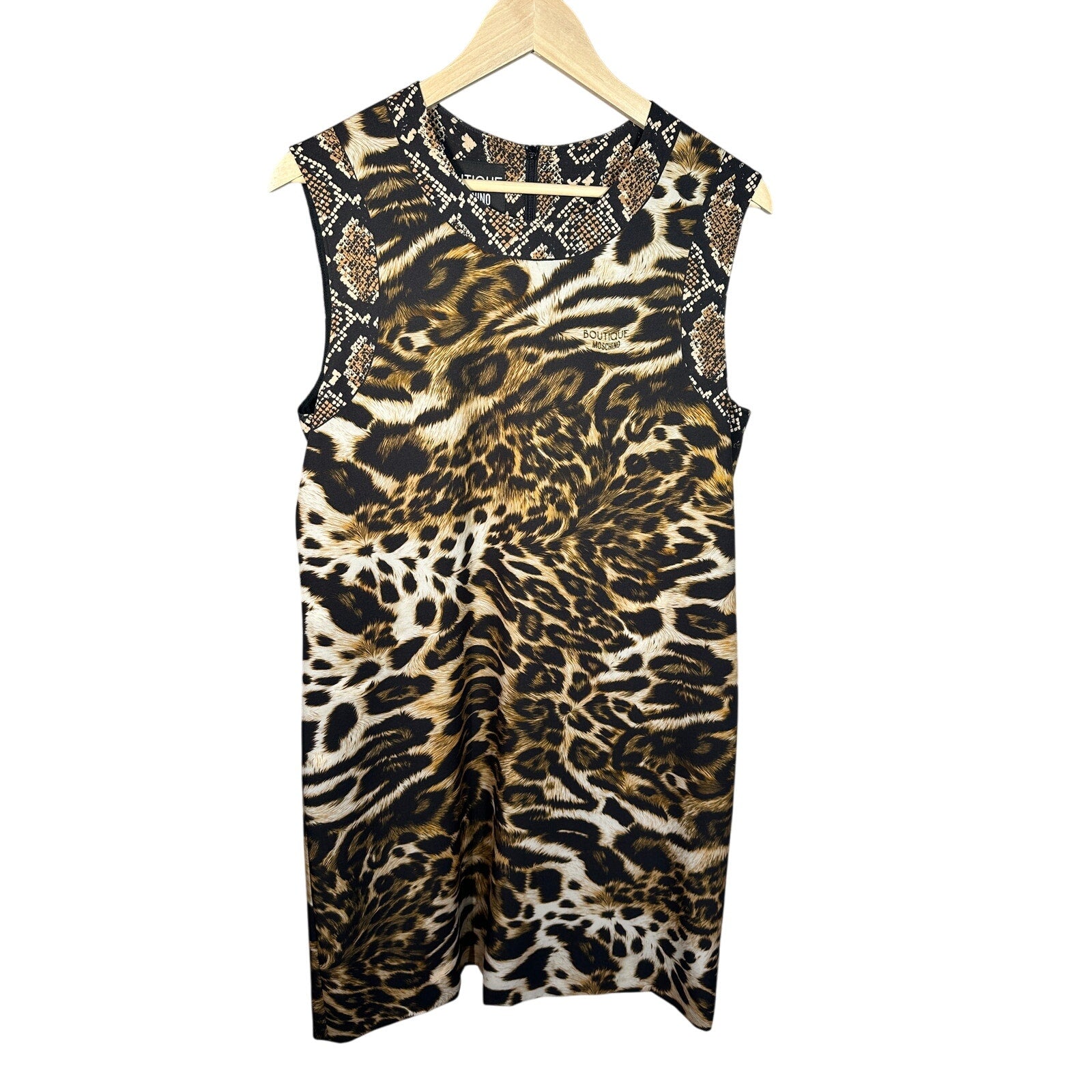 Boutique Moschino Animal Print Dress