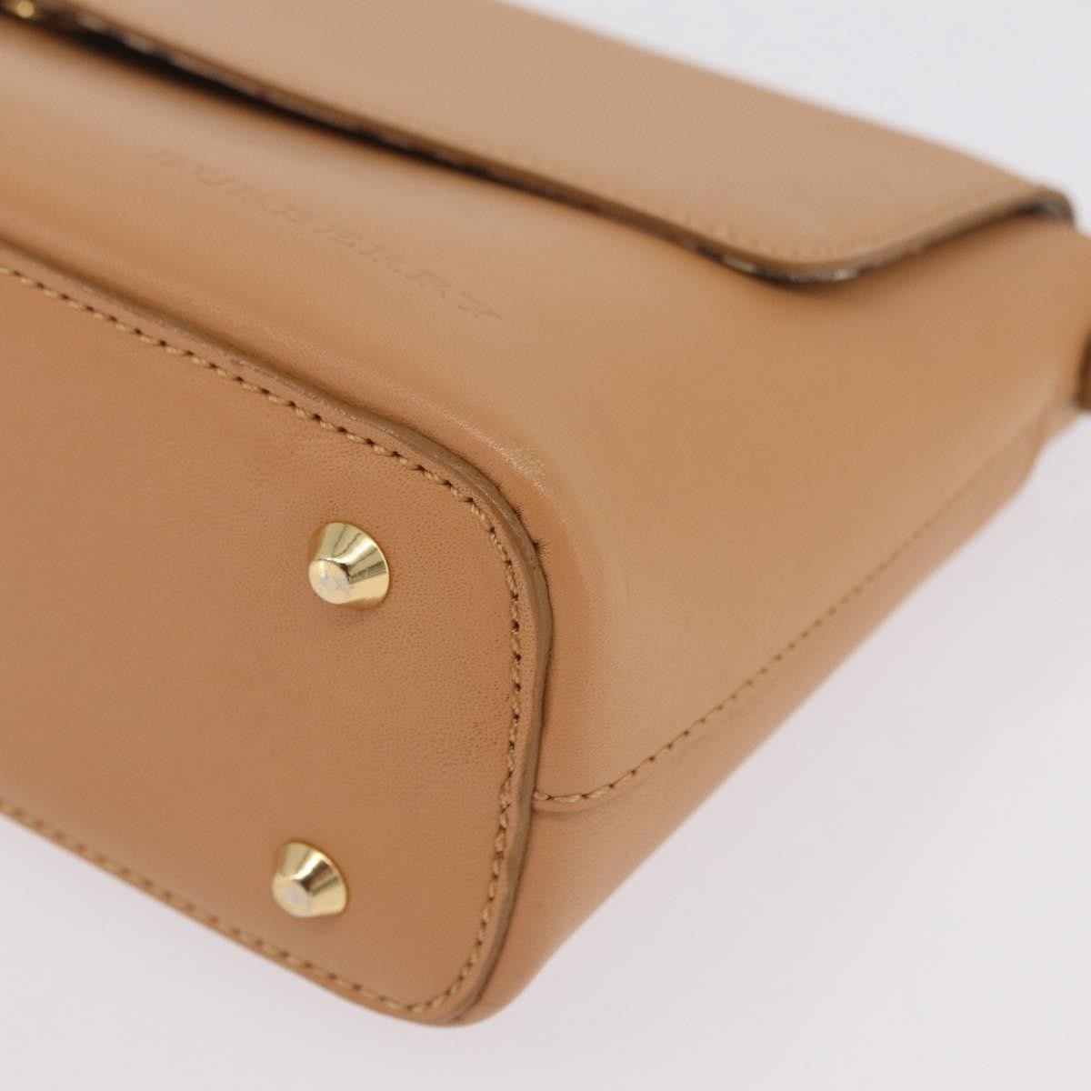 Burberry Shoulder Bag Leather, Beige, Leather, Shoulder Bag