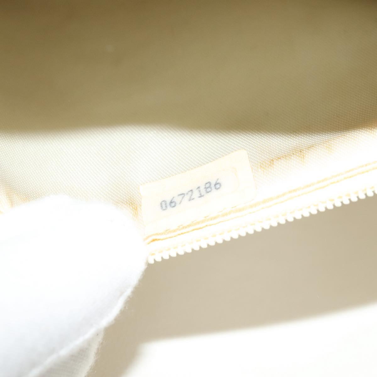 Chanel Camera, White, Leather, clutch