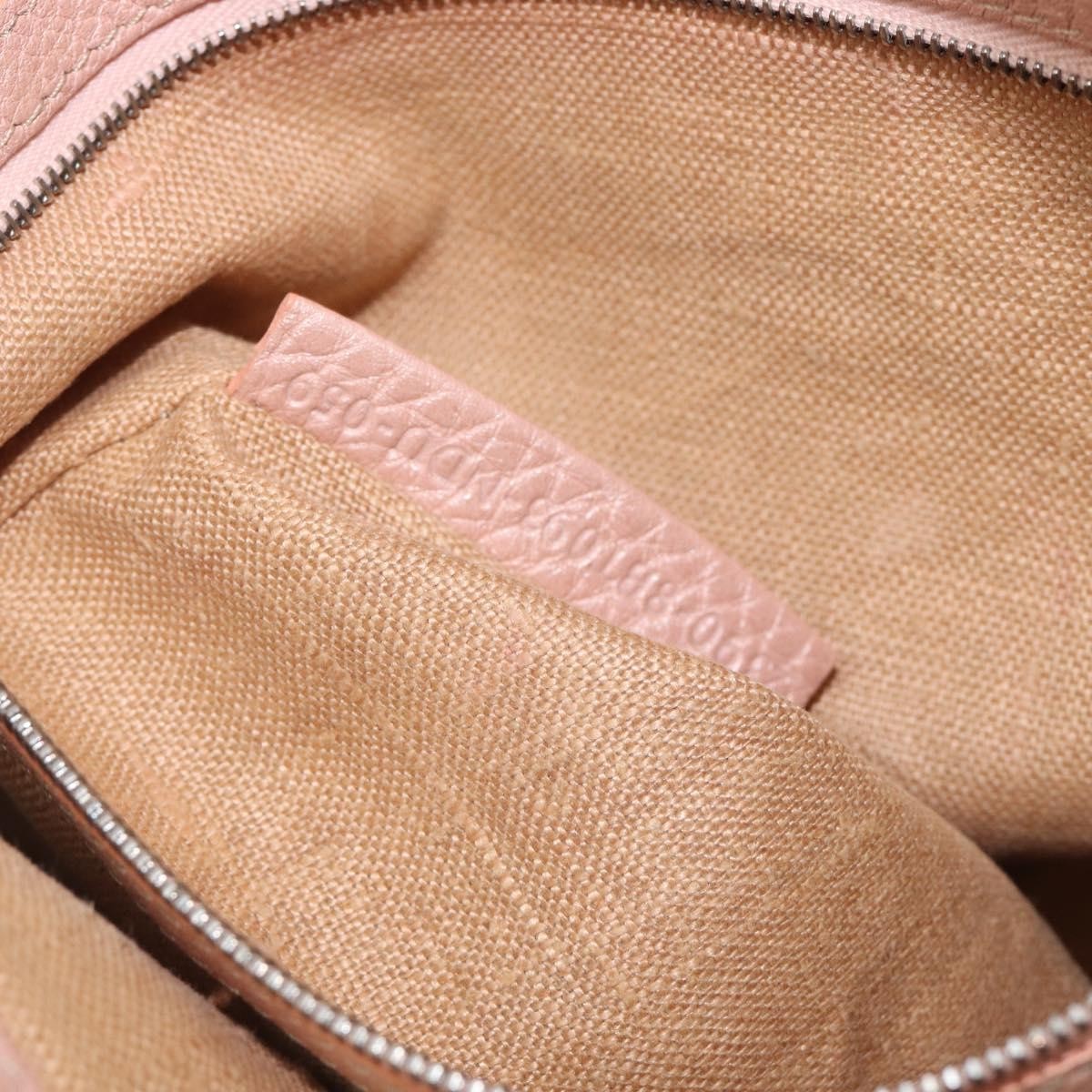 Fendi Vintage Selleria Zip Messenger Leather, Pink, Leather, Handbag