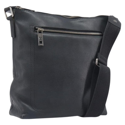 Louis Vuitton Shawnee Pochette Utah Leather, Gray, Leather, Clutch