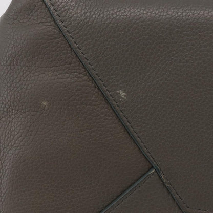 Celine Phantom Cabas Leather, Gray, Leather, Tote Bag